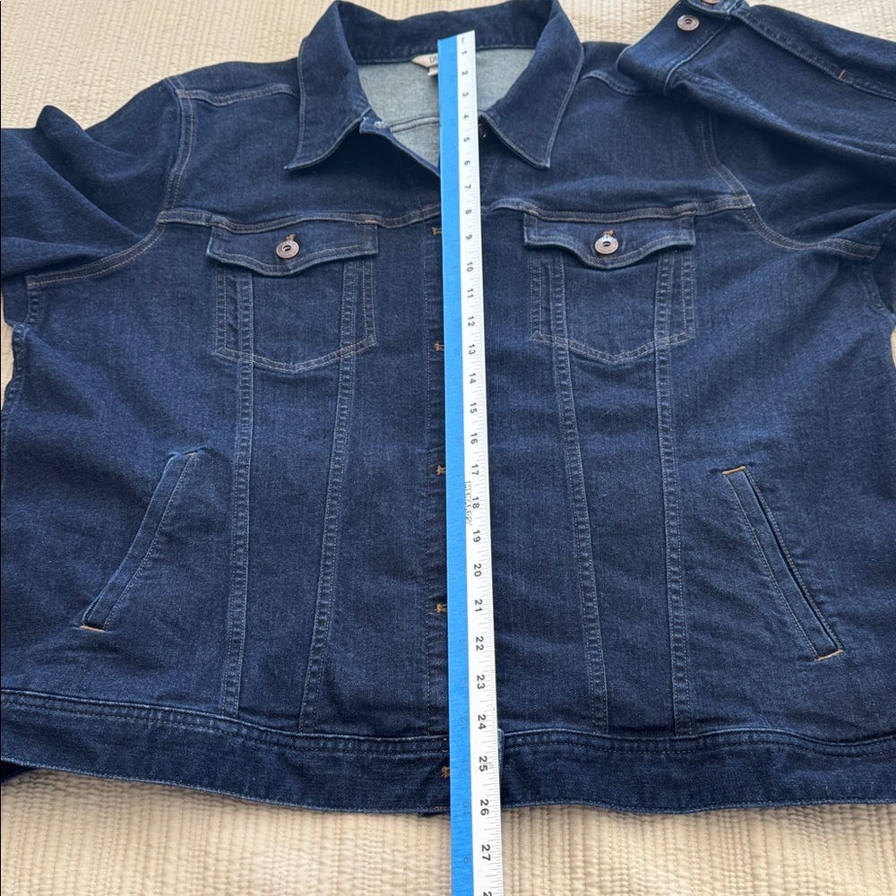 Duluth Trading Co Deep Blue Denim Jacket - Picture 8 of 10